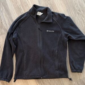 Columbia Black Full-Zip Fleece Jacket